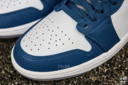 Nike Air Jordan 1 Low True Blue  / Cement Grey White  (553558 412)