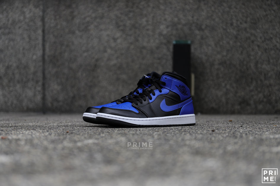 NIKE Air Jordan 1 MID “Hyper Royal” Black/Hyper Royal