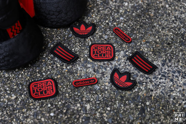 Adidas NMD R1 Core Black Red Velcro patches (GV8422)
