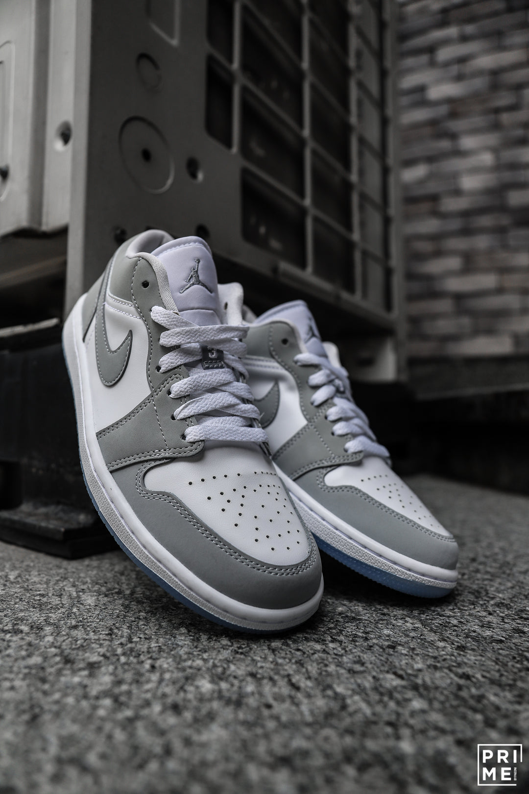 Neutral Grey J1 Low Grey Nike Air Jordan Low Shoes 'Wolf Grey
