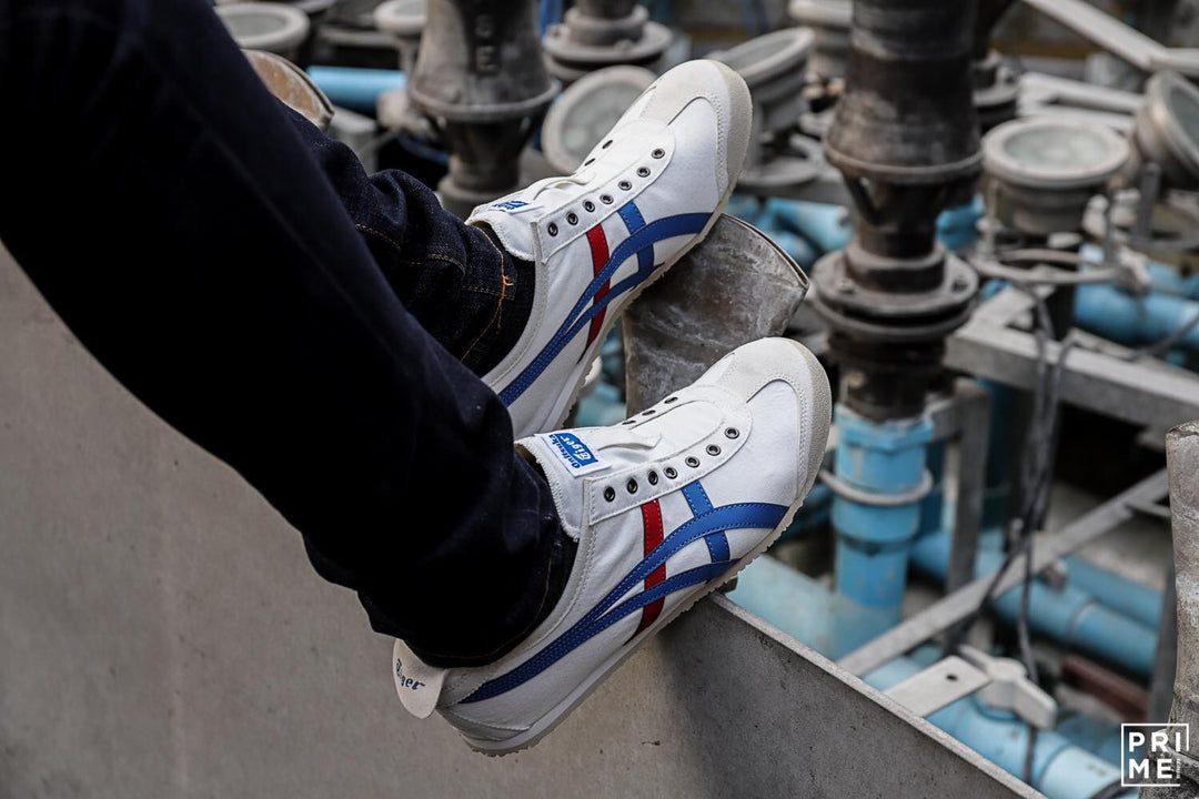 Onitsuka Tiger Mexico66 Slip on White Tri color D3K0N 0143 Prime