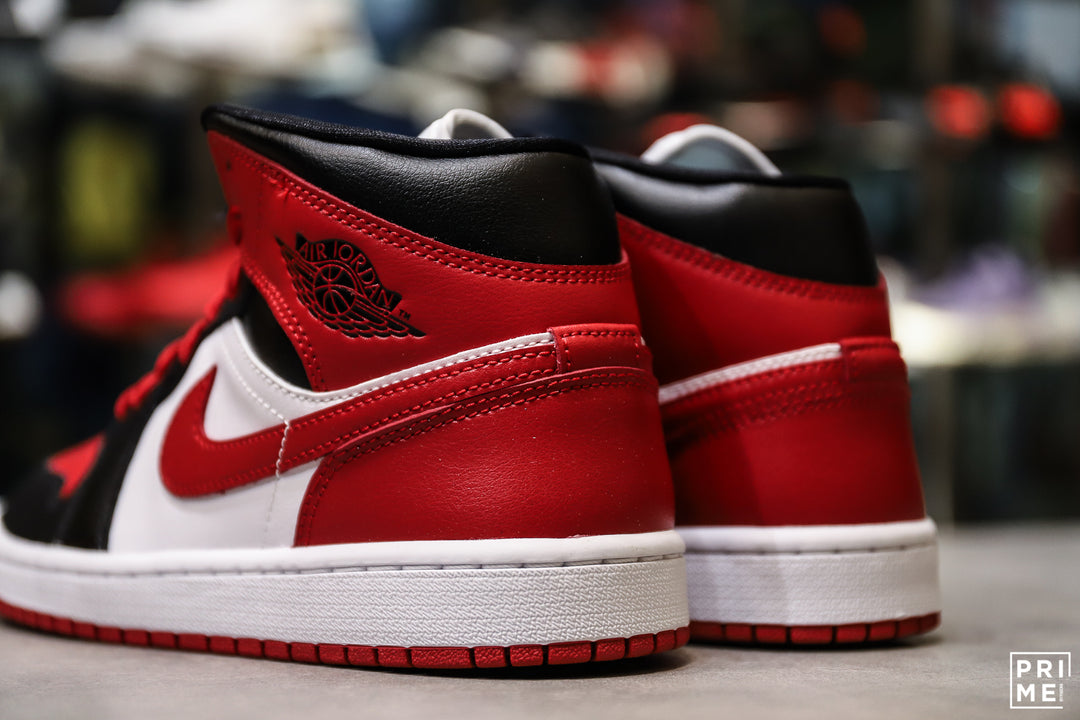 Nike Air Jordan 1 MID Black gym red / White (BQ6472-079) – Prime