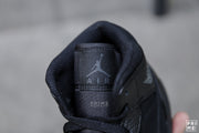 NIKE Air Jordan 1 MID BLACK - DARK SMOKE GREY-BLACK (554724064)