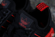 Adidas NMD R1 Core Black Red Velcro patches (GV8422)